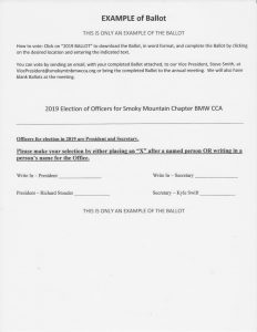 Example Ballot